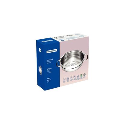 Cozi-vapore Allegra 20 Cm 2,2 L Em Inox Com Alças Tramontina 62660/200