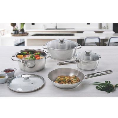 Frigideira Allegra Em Aço Inox Fundo Triplo 24 Cm 2,1 L Tramontina 62666/240