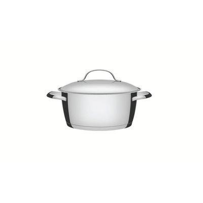 Jogo De Panelas 7 Peças + Cozi-vapore Allegra Em Aço Inox Fundo Triplo Tramontina