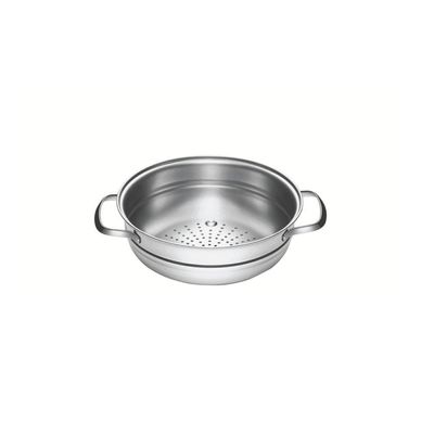 Jogo De Panelas 7 Peças + Cozi-vapore Allegra Em Aço Inox Fundo Triplo Tramontina