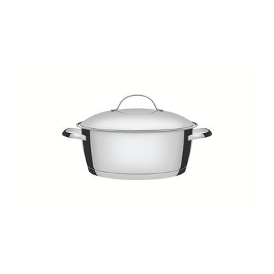 Jogo De Panelas 7 Peças + Cozi-vapore Allegra Em Aço Inox Fundo Triplo Tramontina