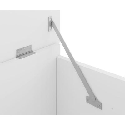 Baú Organizador Com Rodízios Multimóveis Cr35092 Branco