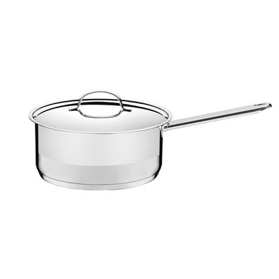 Panela Tramontina Professional Em Inox Tampa Plana Detalhe S