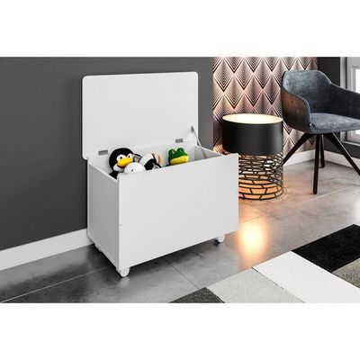 Baú Organizador Com Rodízios Multimóveis Cr35092 Branco