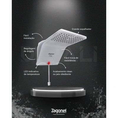 Ducha Ducali 7500w Zagonel Branca