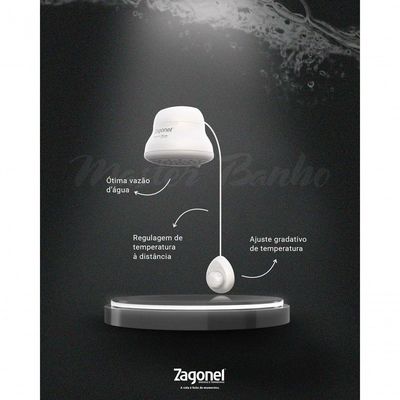 Ducha Master Banho 7500w Zagonel Branca