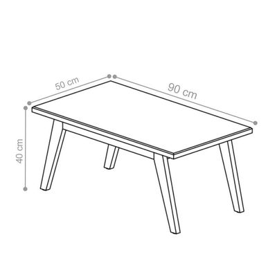 Mesa De Centro Vincent Branco