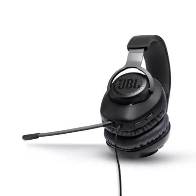 Headphone Gamer JBL Quantum 100 com Microfone Removível Over-ear Gamer Preto UNICA