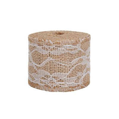 Fita de Juta Le Natural com Renda 6cmx3m UNICA