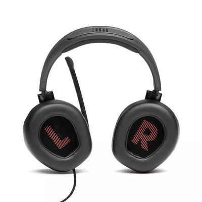 Headphone Gamer JBL Quantum 200 com Fio e Microfone Flip-Up Over-Ear Preto UNICA
