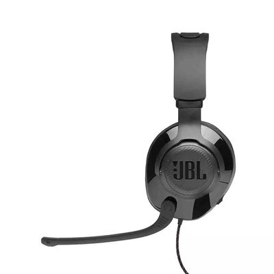Headphone Gamer JBL Quantum 200 com Fio e Microfone Flip-Up Over-Ear Preto UNICA