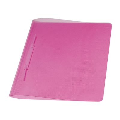 Pasta Grampo Dello Plast com Grampo Plástico Rosa 34x24,5cm UNICA