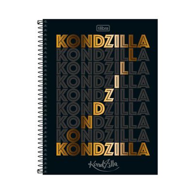 Caderno Universitário Tilibra Espiral Capa Dura Kondzilla 1 Matéria Capas Diversas - Item Sortido UNICA