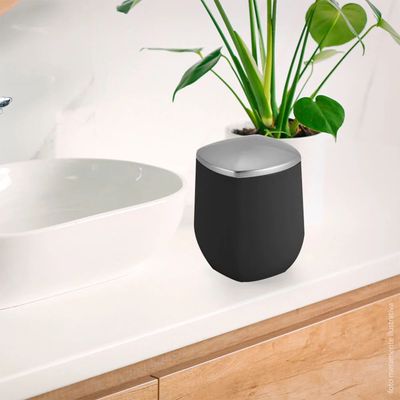 Porta Cotonete e Algodão Arthi Preto UNICA