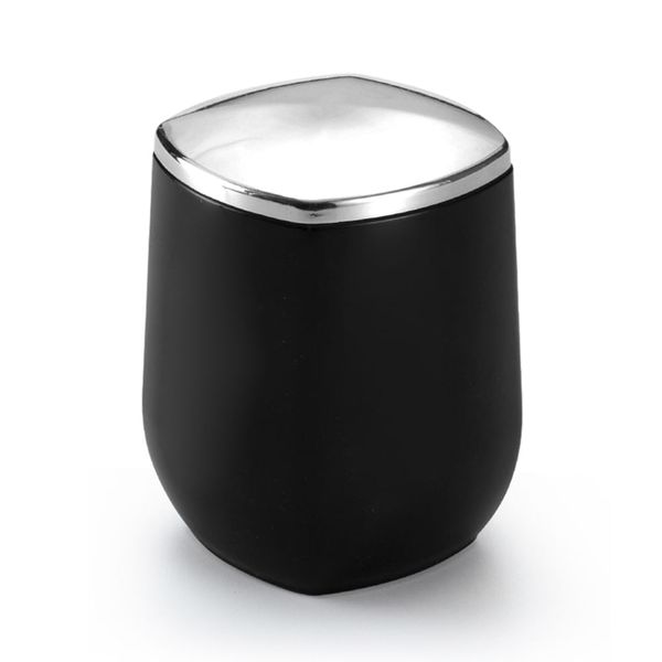 Porta Cotonete e Algodão Arthi Preto UNICA