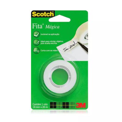 Fita Adesiva Mágica Scotch 3M 19mmx20m UNICA