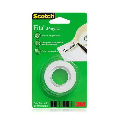 Fita Adesiva Mágica Scotch 3M 19mmx20m UNICA