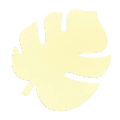 Folhagem Costela de Adão Amarelo Candy Color de Papel com 8 Unidades P UNICA
