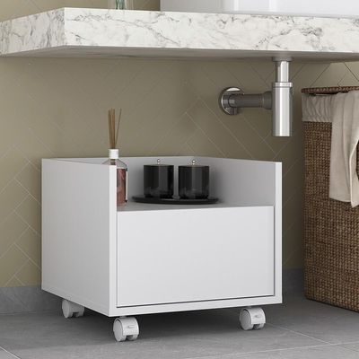 Gabinete Armário Banheiro 40cm Mp5035 Branco