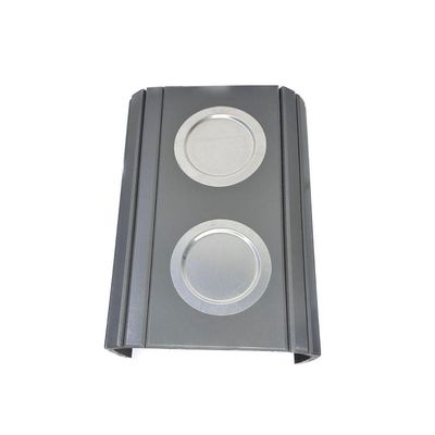 Kit 02 Esteira Decorativa Laqueada Sofá Copo Alumínio Cinza