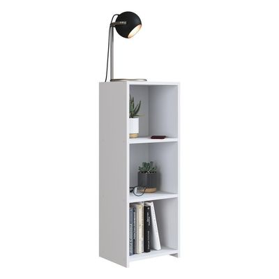 Mesa De Cabeceira Com Prateleiras Multimóveis Cr35101 Branca Branco