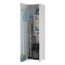 Armário Lavanderia Com 1 Porta Multimóveis Cr30033 Branco Branco
