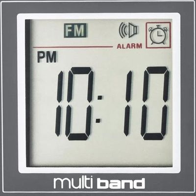 Rádio Relógio Digital Mondial Multi Band II RP-04 Faixas AM e FM