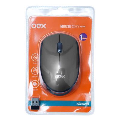 Mouse sem Fio OEX MS409 Preto