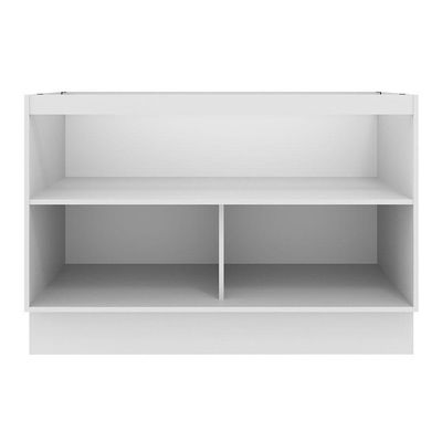 Balcão Gabinete De Pia 2 Portas Branco/crema Agata Madesa Branco/crema