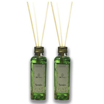 2 Difusores Aromatizador De Ambientes Com Varetas Bamboo