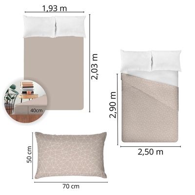 Jogo de Cama King Size 130 Fios Fiori - Charles (7632-2)
