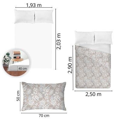Jogo de Cama King Size 130 Fios Fiori - Stela (7676)