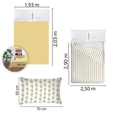 Jogo de Cama King Size 130 Fios Fiori - Tobias (7673)