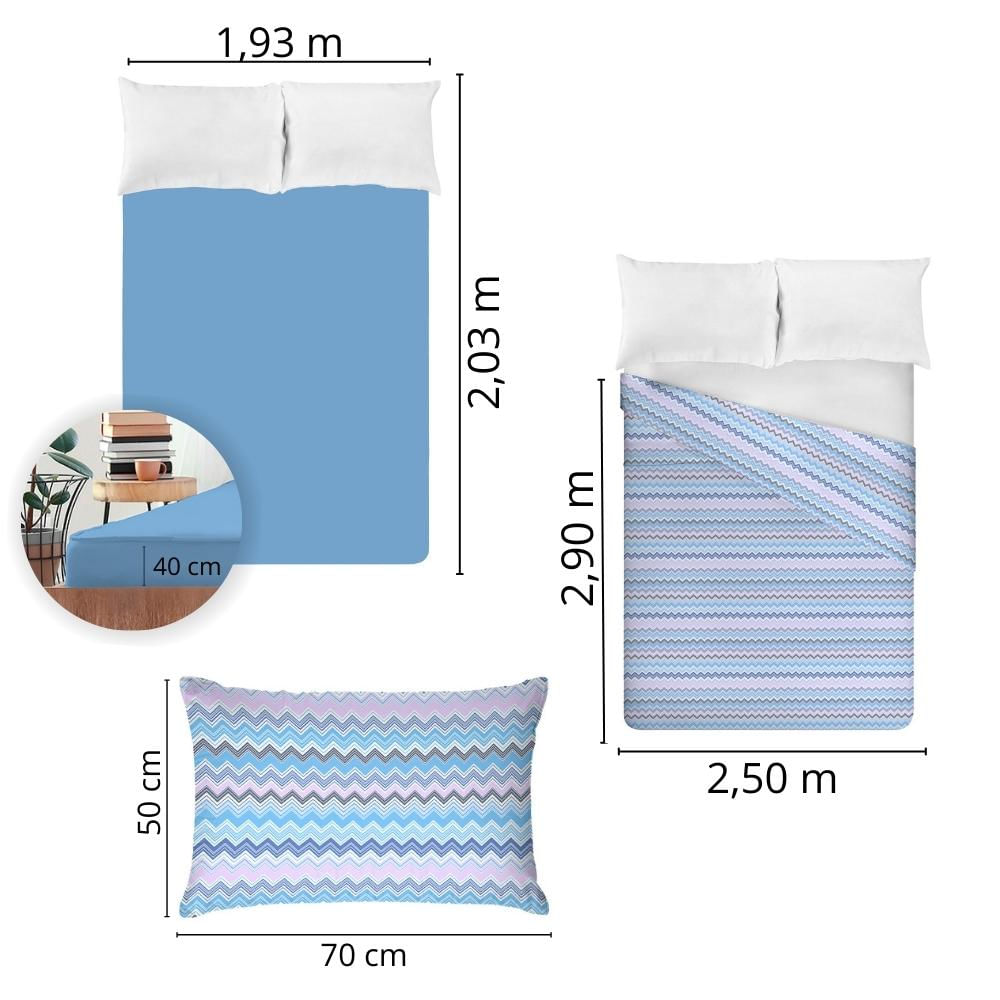 Jogo de Cama King Size 130 Fios Fiori - Anahi (7236-2)