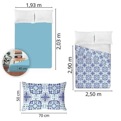 Jogo de Cama King Size 130 Fios Fiori - Rodrigo (7294-1)