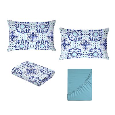 Jogo de Cama King Size 130 Fios Fiori - Rodrigo (7294-1)