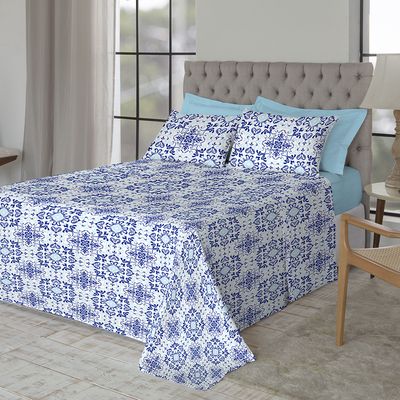 Jogo de Cama King Size 130 Fios Fiori - Rodrigo (7294-1)