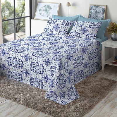 Jogo de Cama King Size 130 Fios Fiori - Rodrigo (7294-1)
