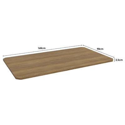 Mesa de Cozinha Loire c/ Tampo 1,60cm Bronze/Nogueira - Kappesberg