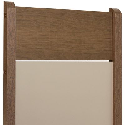 Conjunto Sala De Jantar Mesa Tampo De Madeira 6 Cadeiras Rustic/crema/bege Bahamas Madesa