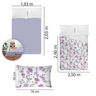 Jogo de Cama King Size 130 Fios Fiori - Valentina (7625-1)