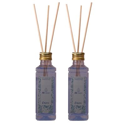 2 Difusores Aromatizador De Ambientes Com Varetas Caricia