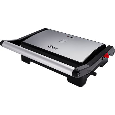 Mini Grill Elétrico Oster Inox 2 em 1 110V OGRL230-127 110V