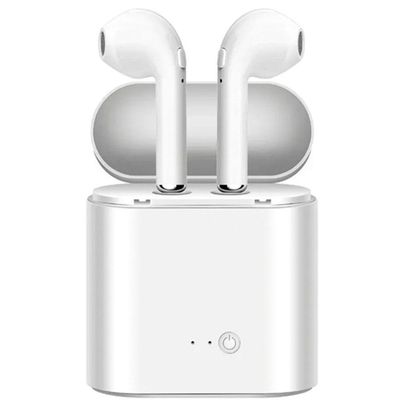 Fone De Ouvido Bluetooth I7 Com Base Recarregável