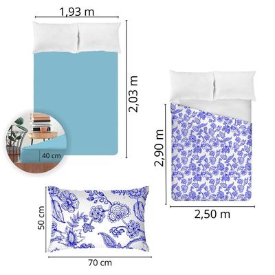 Jogo de Cama King Size 150 Fios Fiori - Sônia (7275)