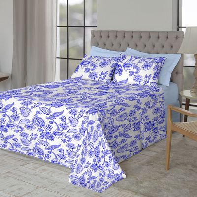 Jogo de Cama King Size 150 Fios Fiori - Sônia (7275)