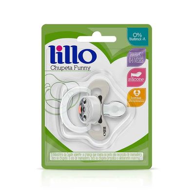 Chupeta Lillo Funny Animais Silicone Anatômica Cachorro Tamanho 1 UNICA