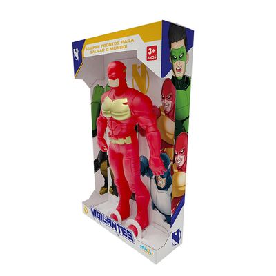 Boneco Articulado Vigilante Vermelho Mielle UNICA