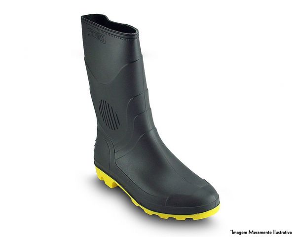 Bota Pega Forte Sola Amar Cano Medio 38