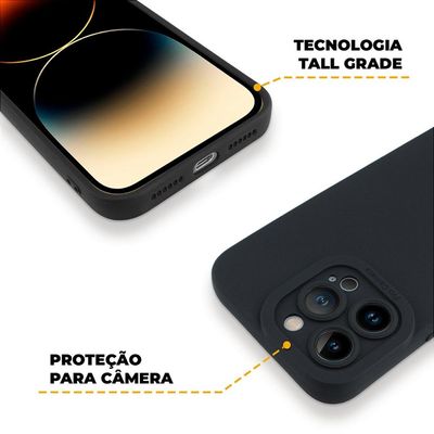 Capa para iPhone 15 Pro - Silicon Cloud - Gshield